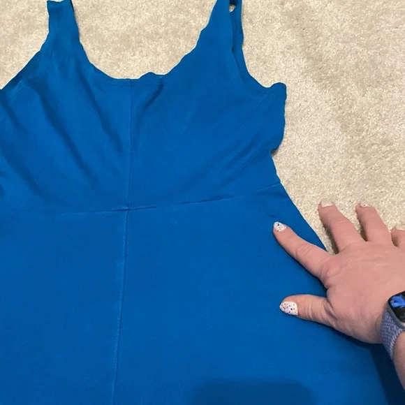 Gorgeous blue cotton tank dress - Picture 8 of 8